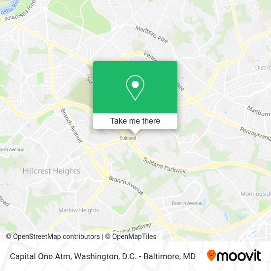 Capital One Atm map