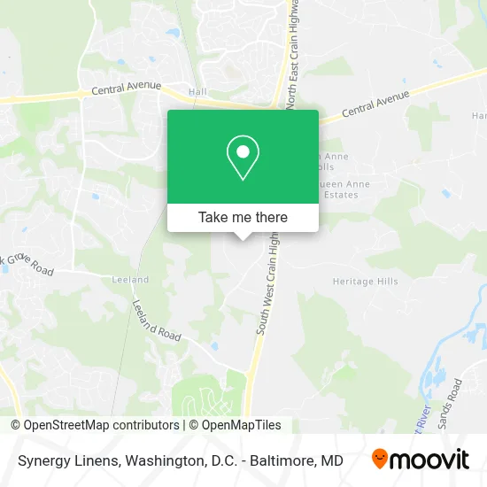 Synergy Linens map