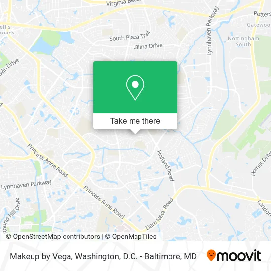 Makeup by Vega map