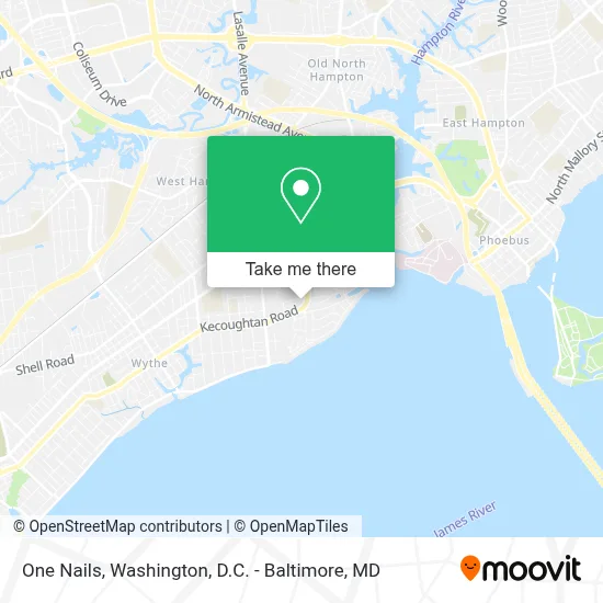 One Nails map