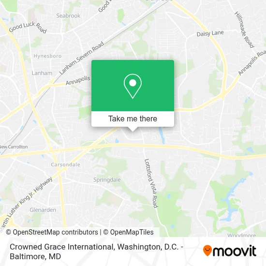 Crowned Grace International map