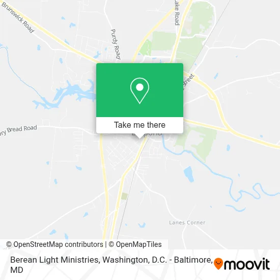 Berean Light Ministries map