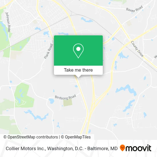 Collier Motors Inc. map