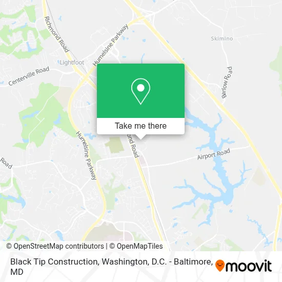 Black Tip Construction map