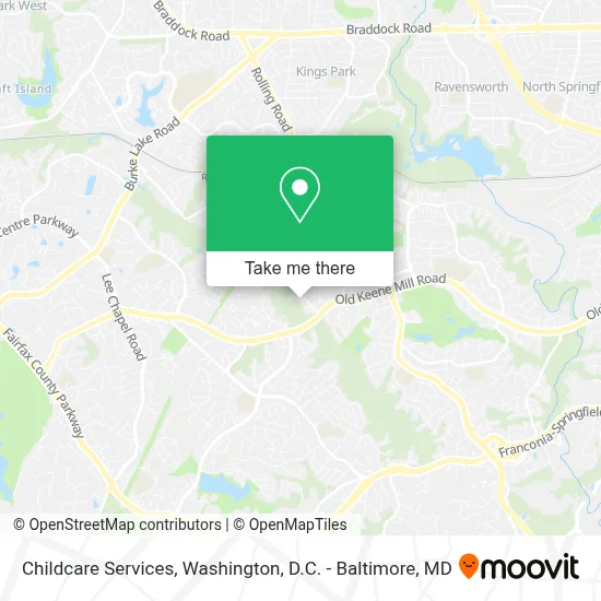 Childcare Services map
