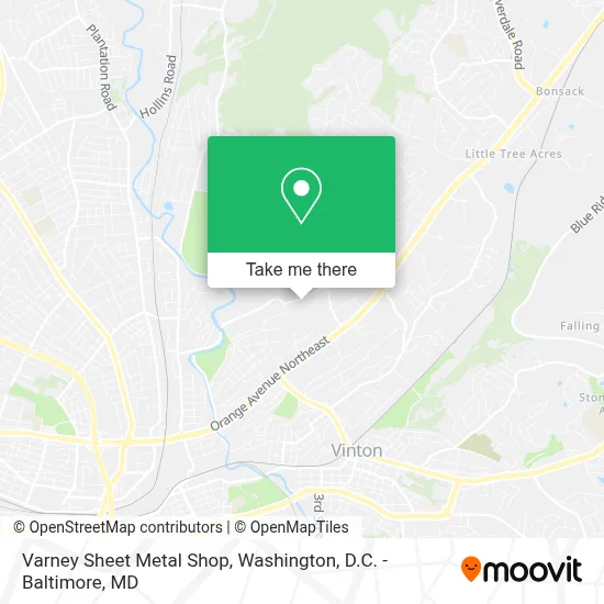 Varney Sheet Metal Shop map