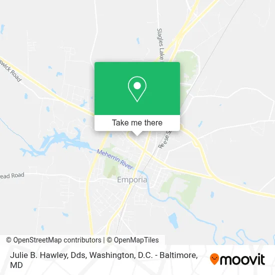 Julie B. Hawley, Dds map