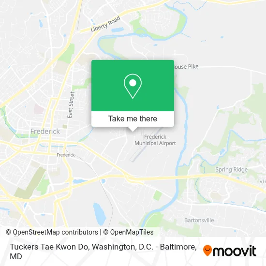 Tuckers Tae Kwon Do map
