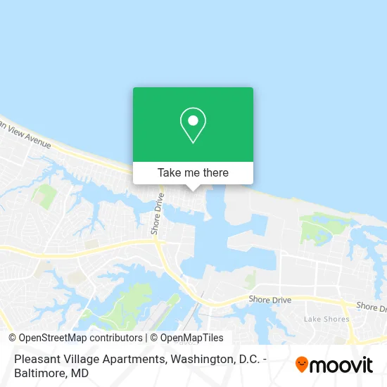 Pleasant Village Apartments map