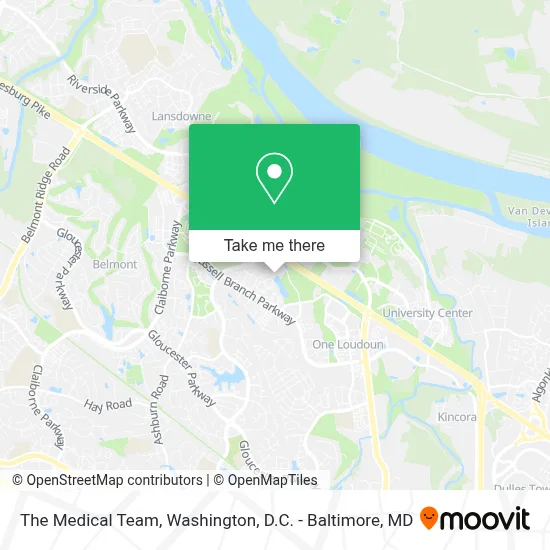 The Medical Team map