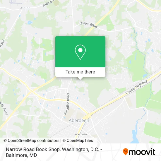 Narrow Road Book Shop map