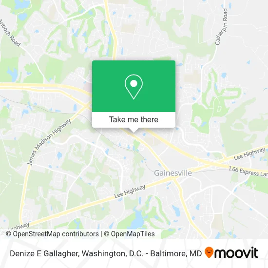 Denize E Gallagher map