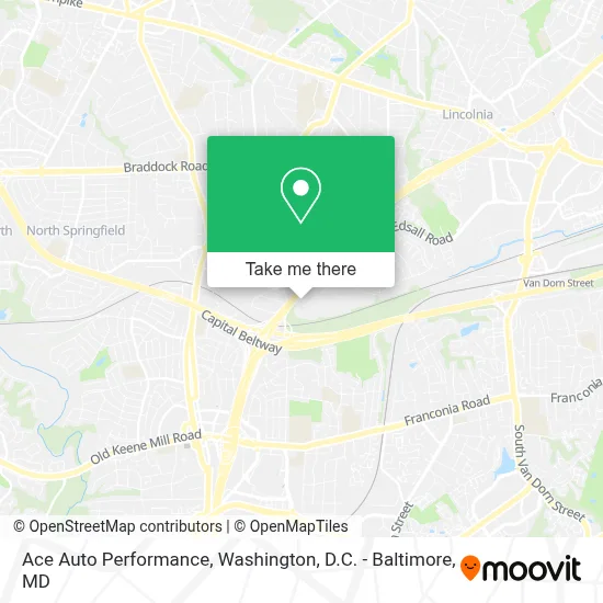 Ace Auto Performance map