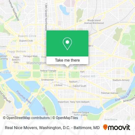 Real Nice Movers map