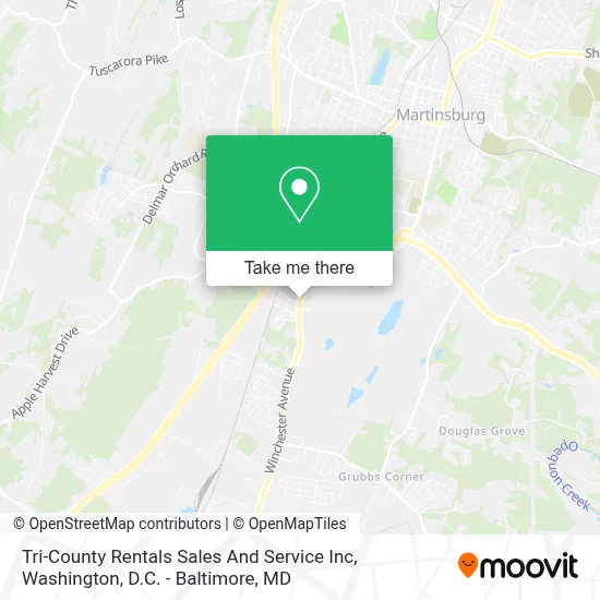 Tri-County Rentals Sales And Service Inc map