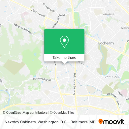 Nextday Cabinets map