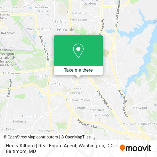 Henry Kilburn | Real Estate Agent map