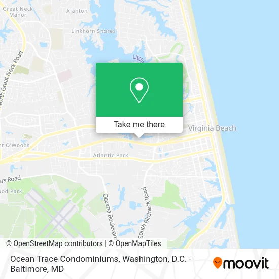 Ocean Trace Condominiums map