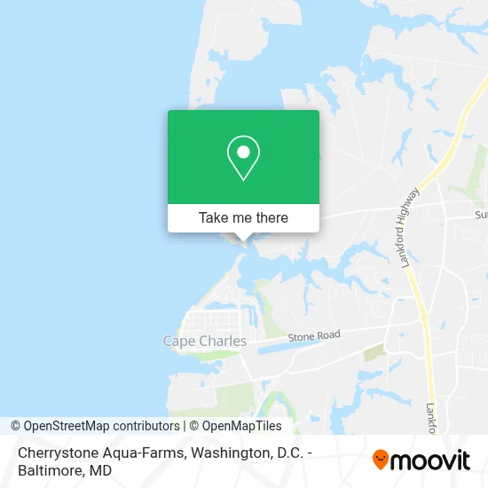 Cherrystone Aqua-Farms map