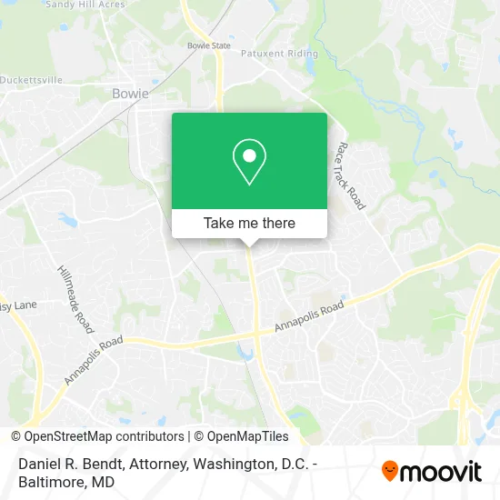 Daniel R. Bendt, Attorney map