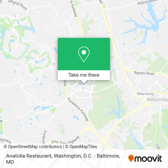 Anatolia Restaurant map