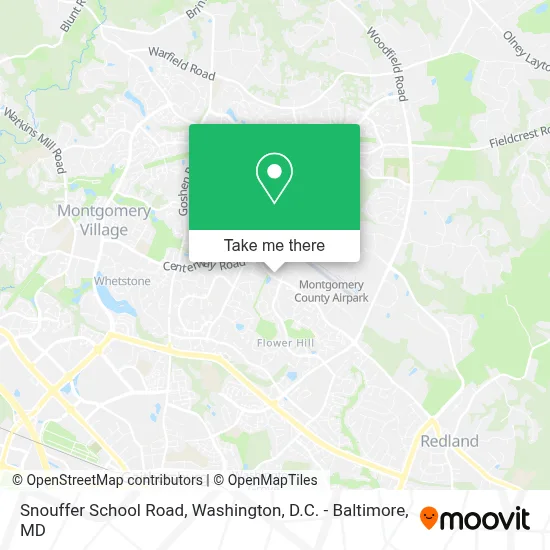 Snouffer School Road map