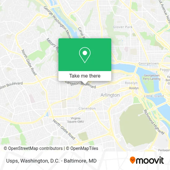 Usps map