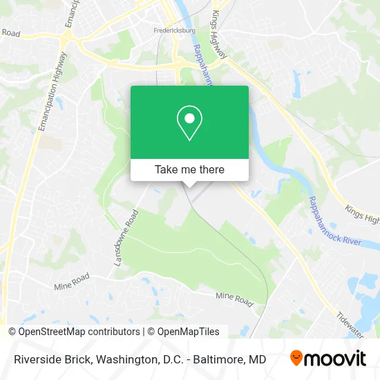 Riverside Brick map