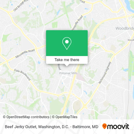 Beef Jerky Outlet map