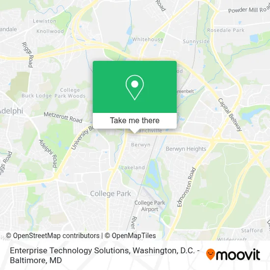 Enterprise Technology Solutions map