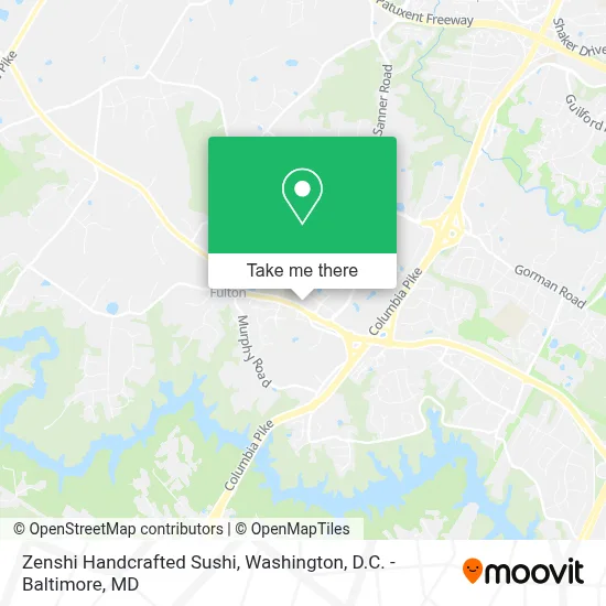 Zenshi Handcrafted Sushi map