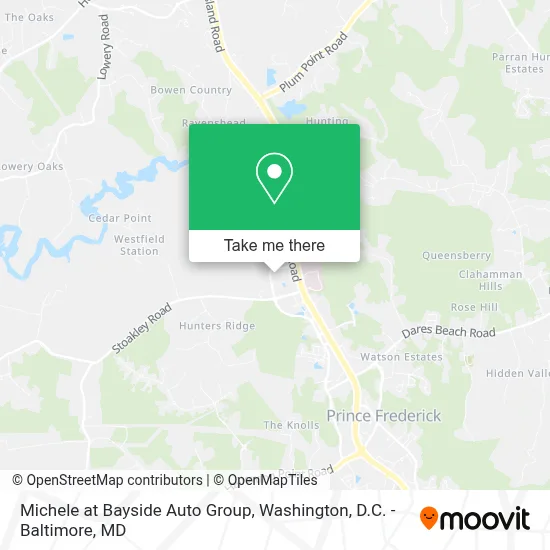 Michele at Bayside Auto Group map