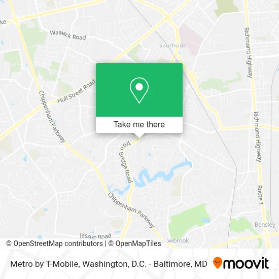 Metro by T-Mobile map