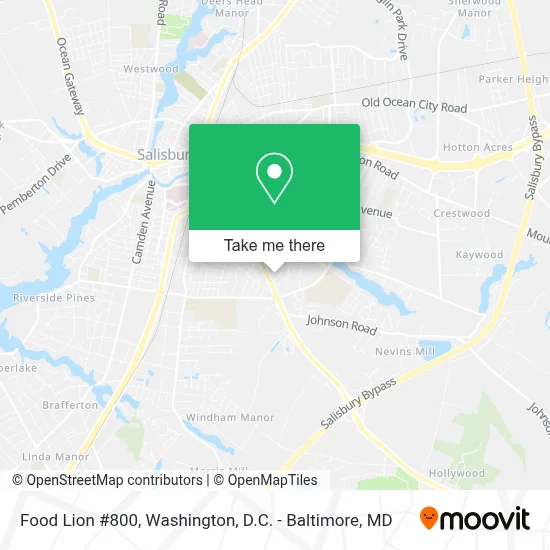 Food Lion #800 map