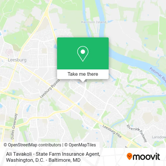 Ali Tavakoli - State Farm Insurance Agent map