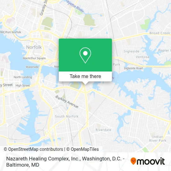 Nazareth Healing Complex, Inc. map