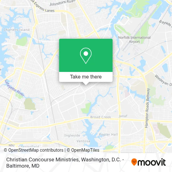 Christian Concourse Ministries map