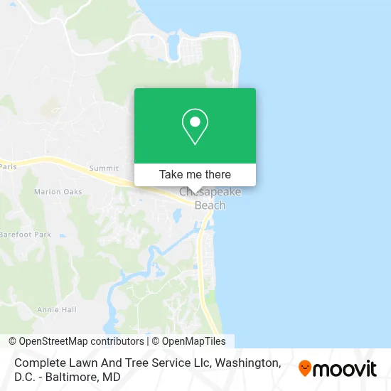 Complete Lawn And Tree Service Llc map
