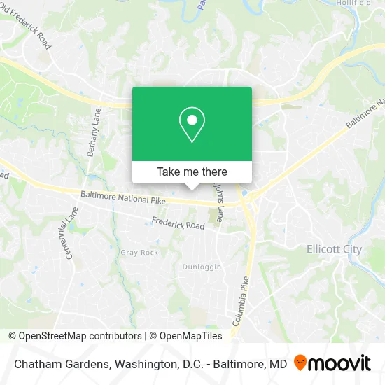 Chatham Gardens map
