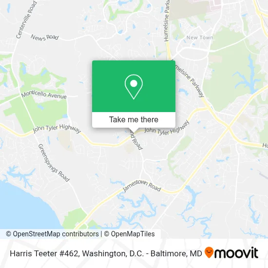 Harris Teeter #462 map