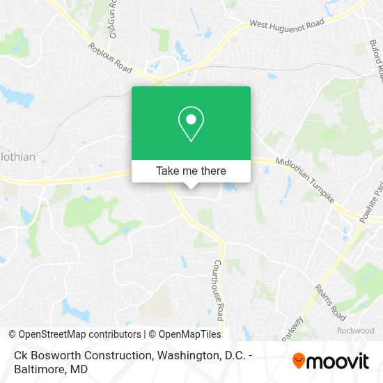 Ck Bosworth Construction map