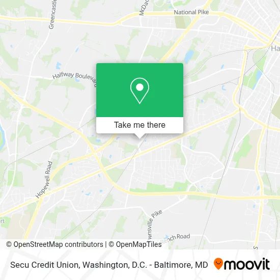 Secu Credit Union map