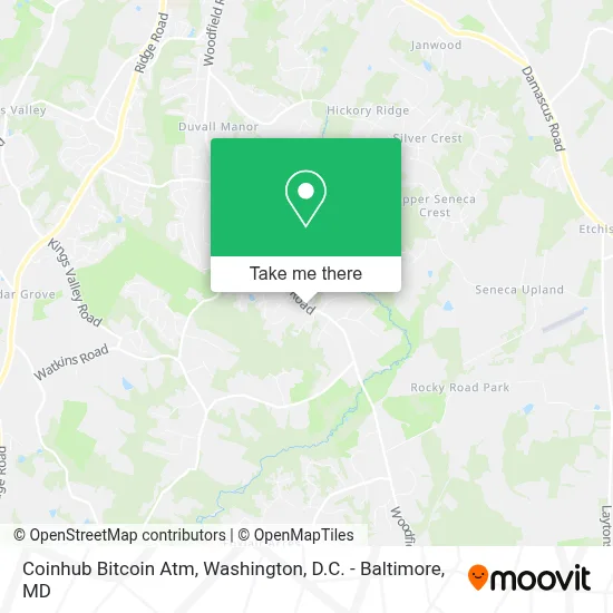 Coinhub Bitcoin Atm map
