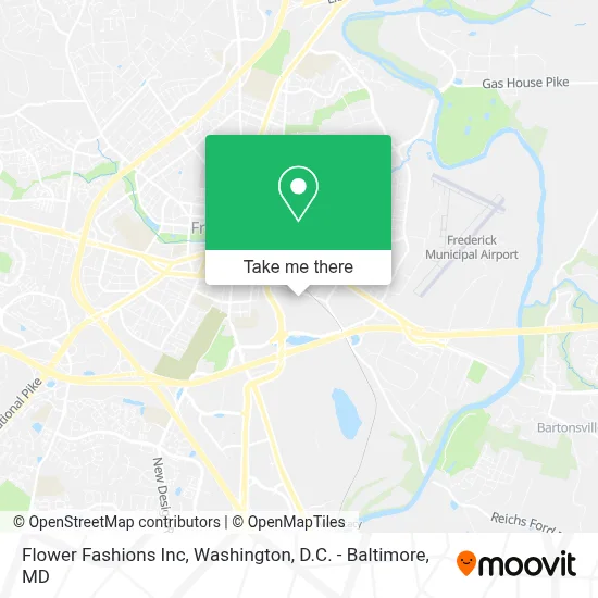 Flower Fashions Inc map