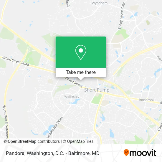Pandora map