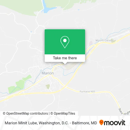 Marion Minit Lube map