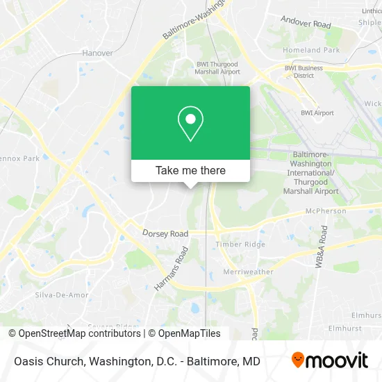 Oasis Church map