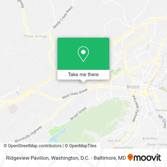 Ridgeview Pavilion map