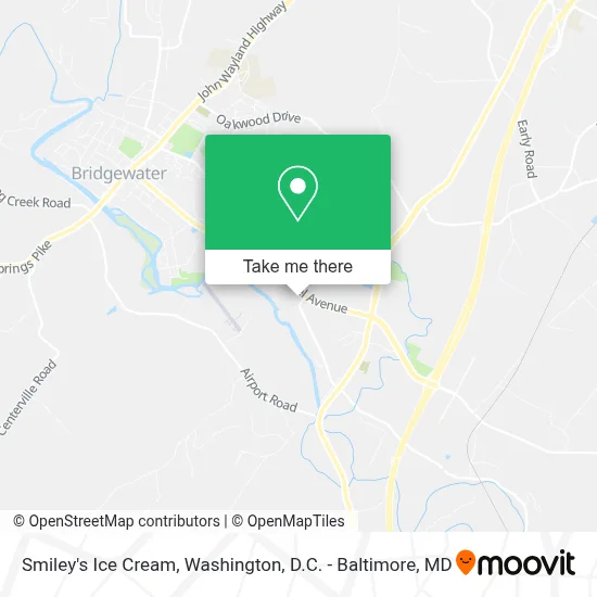 Smiley's Ice Cream map