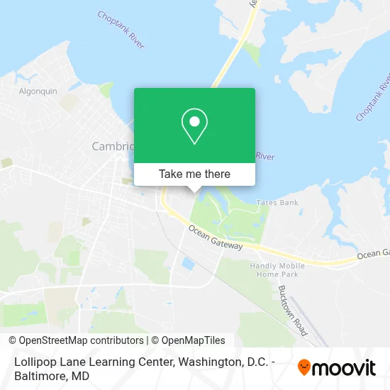 Lollipop Lane Learning Center map